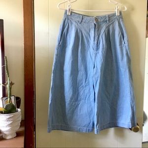 Anthropologie/pilcro and letterpress jean culottes